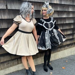 Gothic dress handmade in Massachusetts 🕷️